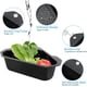 thumbnail image 2 of Cesta coladora para fregadero de esquina, innovador filtro triangular para fregadero de cocina con diseño único, colador de fregadero de acero inoxidable para un drenaje de agua y preparación de, 2 of 5