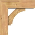 thumbnail image 2 of Ekena Millwork 7 1/2"W x 24"D x 24"H Imperial Block Smooth Bracket w/ Offset Brace, Western Red Cedar, 2 of 25