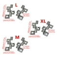 thumbnail image 3 of Pack of 100 Sturdy Decking Clip Stainless Steel Fasteners for Composite Deck Boards Hide Clip Fixing With Screws Designs, 3 of 7