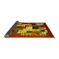 thumbnail image 2 of Ahgly Company Indoor Rectangle Abstract Yellow Contemporary Area Rugs, 8' x 12', 2 of 4
