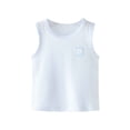 thumbnail image 4 of CUZIBR Girls Tops Crewneck Cartoon Pattern Baby Sleeveless Tank Top Outerwear Soft Casual Loose Fit Summer Camisole Tee,Blue,3-6 Months, 4 of 4