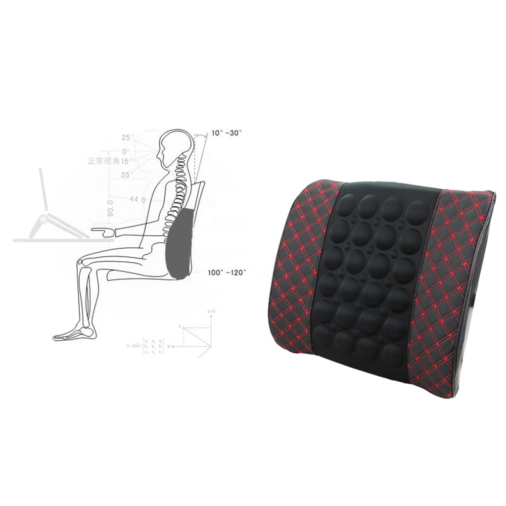 LittleMum Lumbar Support Pillow Massager for Office Chair and Car –  LittleMumcare