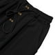 thumbnail image 4 of Pantalones de lino de cintura alta para hombre: pierna recta, cordón, primavera-otoño, mezcla de lino (S-XXXL), comodidad informal para la playa, 4 of 8