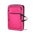 thumbnail image 3 of Uxcell 14.2" x 19.3" Art Portfolio Bag Backpack, Drawing Organizer, Rose Red, 3 of 5