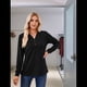 thumbnail image 4 of Camisa de Larga Negra M, 4 of 9