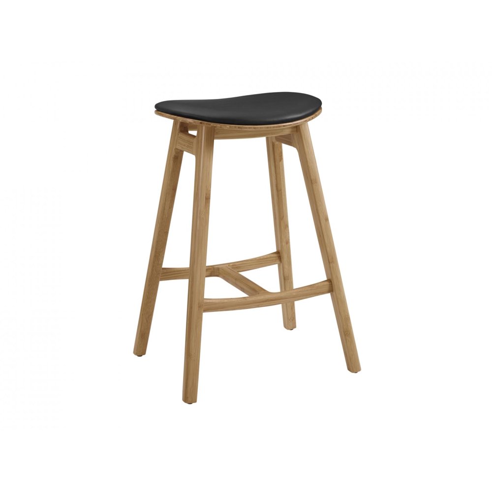 Modern Caramelized Bamboo Counter Stool 2 pcs Barstool by Greenington