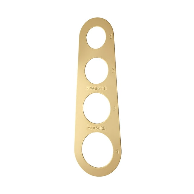 Outil de Mesure de Précision pour Spaghetti en Acier Inoxydable pour Cuisine Quatre Espacements de Service et Règle Rapide pour Mesurer les Pâtes avec Précision