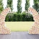 thumbnail image 4 of Arreglo floral de seda para corredores de pasillo de bodas - Ramo realista de rosas y lirios de 52 cm para decoración de ceremonias, 4 of 6