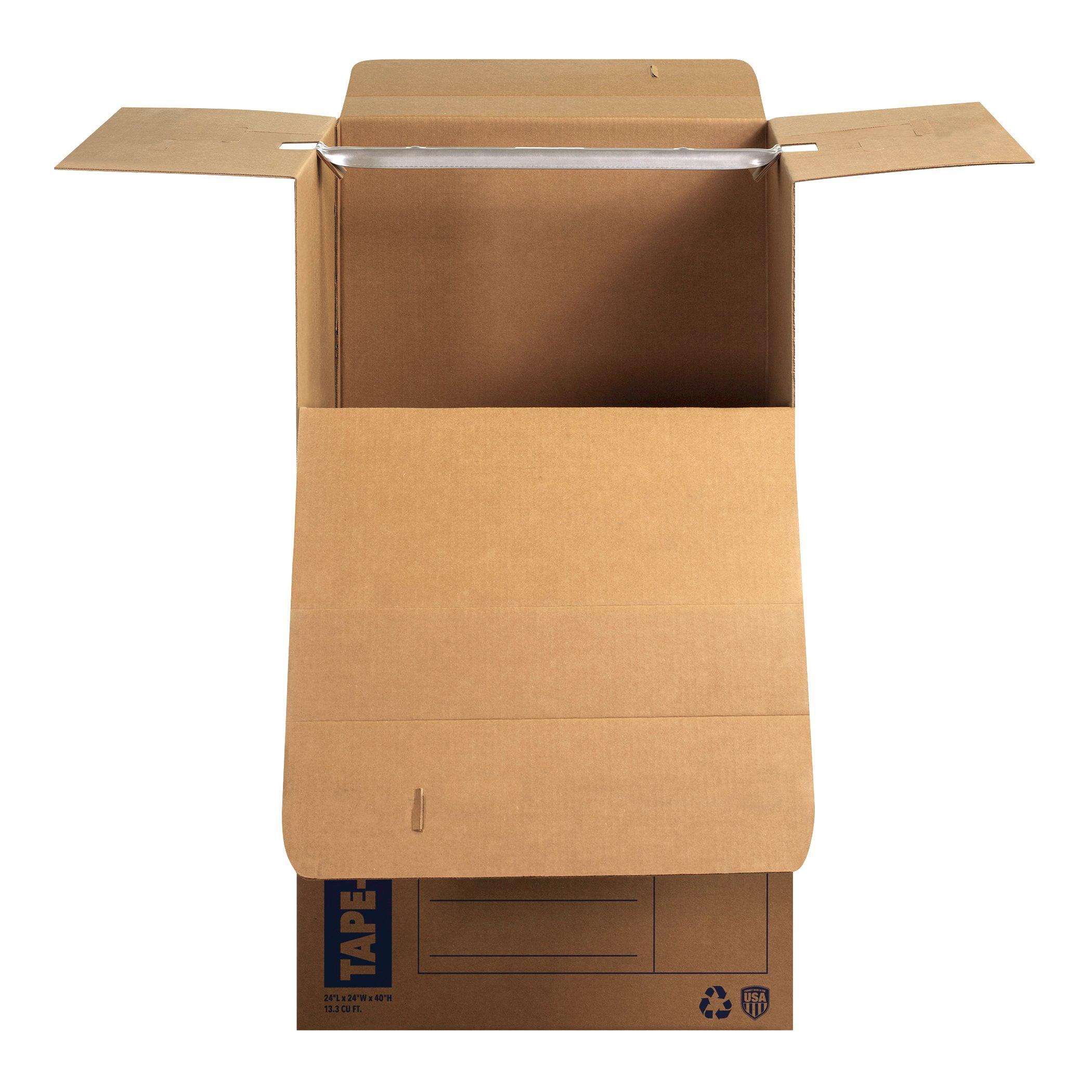SmoothMove™ Large Tape-Free Wardrobe Box