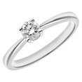 thumbnail image 2 of Platinum Jewelco London Round 1/3ct Diamond 4 Claw Solitaire Engagement Ring, 2 of 6
