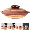 thumbnail image 5 of Household Casserole Dish Pottery Clay Stewing Pot Rice Noodles Cooking Pot Kitchen Accessory, 5 of 5