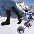 thumbnail image 2 of Calcetines Calefactables 2 uds calcetines de calefacción eléctrica ajustables de 3 engranajes medias lavables para hombres y mujeres JShteea El nuevo, 2 of 8