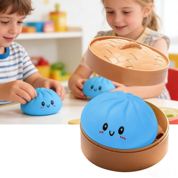 zhi Dumpling Stress Ball, Stress Relief Squeezing Toys for Adults For Stress Relief And Release Hand Pinching And Kneading Pleasure