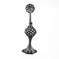 thumbnail image 6 of Renovators Supply Black Wrought Iron Wall Double Hooks Decorative Birdcage Style 8" Rust Resistant Wall Mount Dual Hooks for Coat, Robe or Hat Holder Hanger w/Hardware Pack of 2, 6 of 8