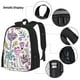 thumbnail image 3 of Disketp Summer with Flamingo Mochila Estampada de Gran Capacidad con Lonchera y Estuche, Set de 3 Piezas para Estudiantes, 3 of 7
