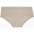 thumbnail image 2 of Calvin Klein Women's Stretch Hipster Underwear (Pink/Grey/Tan, Medium), 2 of 3
