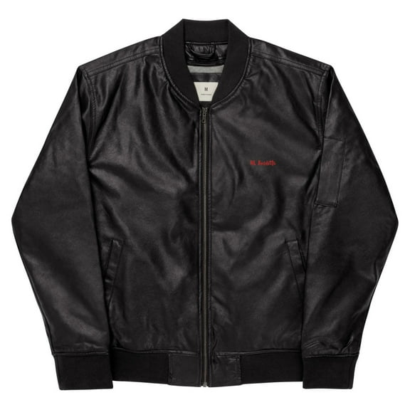 Leather Bomber Jacket (XS)