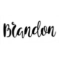 thumbnail image 4 of Brandon Piggy Bank, Widespread Name Design with Monochrome Letters Cursive Font Pattern, Ceramic Coin Bank Money Box for Cash Saving, 3.6" X 3.2", Black and White, by Ambesonne, 4 of 4