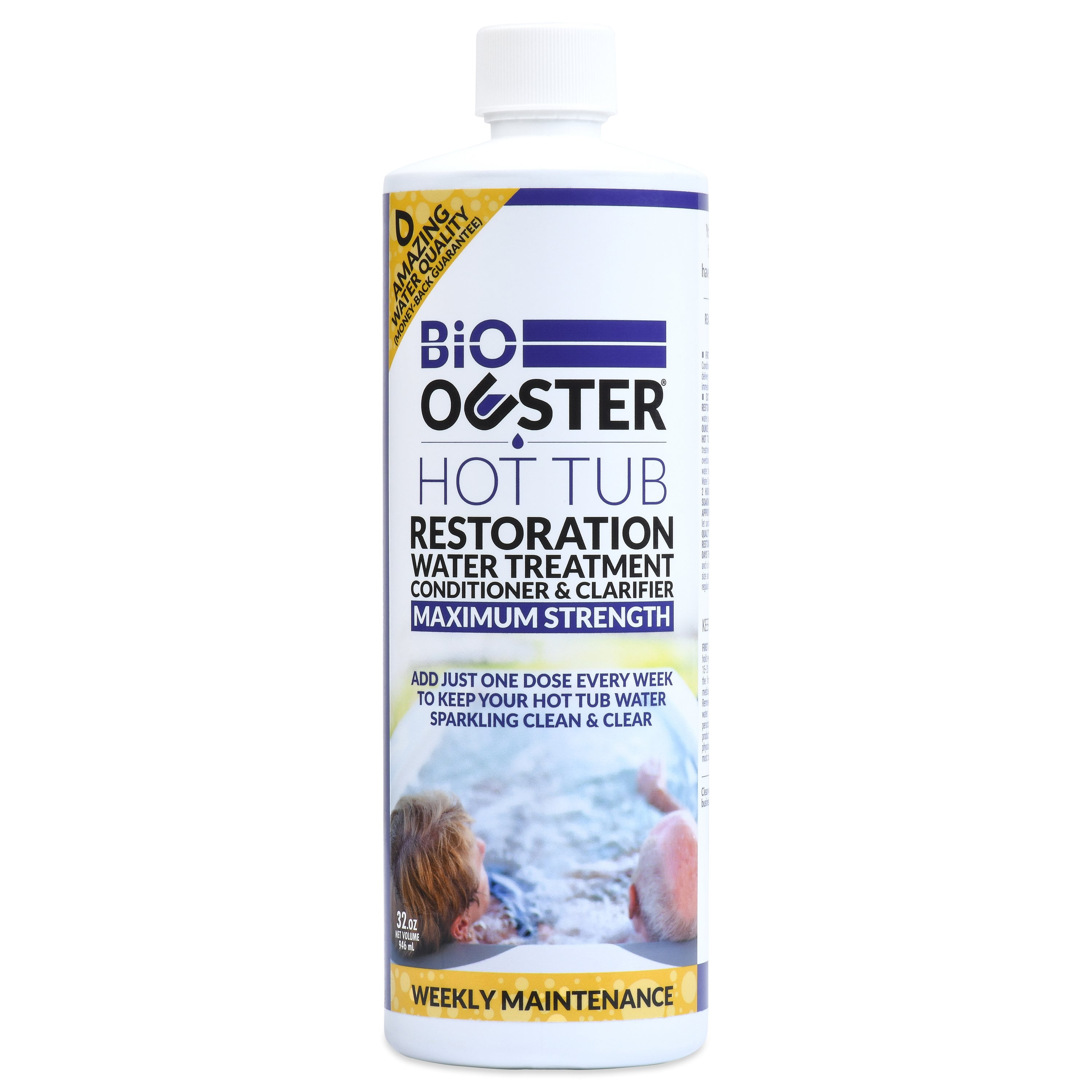 Bio Ouster Hot Tub Conditioner, Clarifier & Cleaner 3in1 Weekly Care for Portable Hot Tubs
