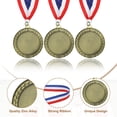 thumbnail image 3 of Uxcell Award Medal, Prize Medal Winner Award with Neck Ribbon for Competitions Sport Games Spelling s Gold, 3 of 7