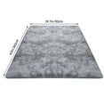 thumbnail image 2 of Shag Area Rug for Cozy Bedroom and Living Room Non- Furry Floor Mat with Tie-Dye Pattern, 2 of 5