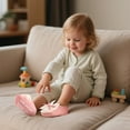 thumbnail image 3 of 4-Pair Baby Girls Socks, Non-Slip Grips for Babies Toddler, Ankle Socks for Girls, 3 of 6