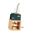 thumbnail image 4 of Almencla Hand Crank Music Box Ornaments, Collectable Figurines, Novelty Decoration Hand Operated for Colleague Friend Classmate Gifts Boat, 4 of 8