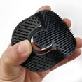 thumbnail image 5 of 24 peines de palma de bolsillo para hombres y mujeres, cepillo de bolsillo suave, peines portátiles de bolsillo para champú (negro) Peines de palma portátiles, 5 of 5