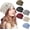 Multicoloured, variant on 6 Pcs Women Crochet Hat Slouchy Knit Beanie Cotton Handmade Knit Hat Summer Winter Soft Comfortable Floral Skull Cap