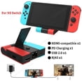 thumbnail image 2 of TV Docking Station for Nintendo Switch USB Type C to 4K HDMI-compatible Conversion Adapter PD Charging USB C HUB, 2 of 3