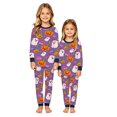 thumbnail image 2 of Fgnfyis Family Halloween Pajamas Print Cozy Loose Soft 2 Piece Set Tops Pants Sleepwear Loungewear, 2 of 4