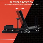 Supllueer 4080 Aluminum Racing Simulator Cockpit Pro Wheel Stand Fit For Logitech GPRO Thrustmaster T300 Fanatec Moza Fanatec. Excluding electronic devices