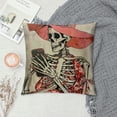 thumbnail image 2 of PHYHOO Summer Pillow Covers Skull Throw Pillow Covers Summer Farmhouse Cushion Case Decor for Sofa Couch, 2 of 5