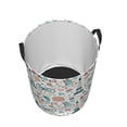 thumbnail image 3 of Balery Eiffel Tower Round Laundry Basket with Handles Waterproof Freestanding Laundry Hamper for Clothes Toys in the Dorm and Family-Medium, 3 of 8