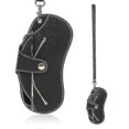thumbnail image 2 of Retro Pu Leather Glasses Bag Sunglasses Case Portable Protector Hanging Neck A, 2 of 4