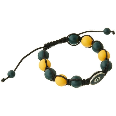 Nfl Green Bay Packers Beaded Bracelet One Size Nfl Green Bay Packers Beaded Bracelet One Size Made Of Woven