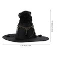 thumbnail image 2 of 1 sombrero de bruja de Halloween para decoraciones de Halloween., 2 of 3