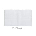 thumbnail image 3 of Better Trends Bath Room Rugs Tufted 100% Polyester 21" x 34" Bath Rug, Water Absorbent Non-Slip Bath Mat Machine Washable Micro Plush Collection - White, 3 of 6