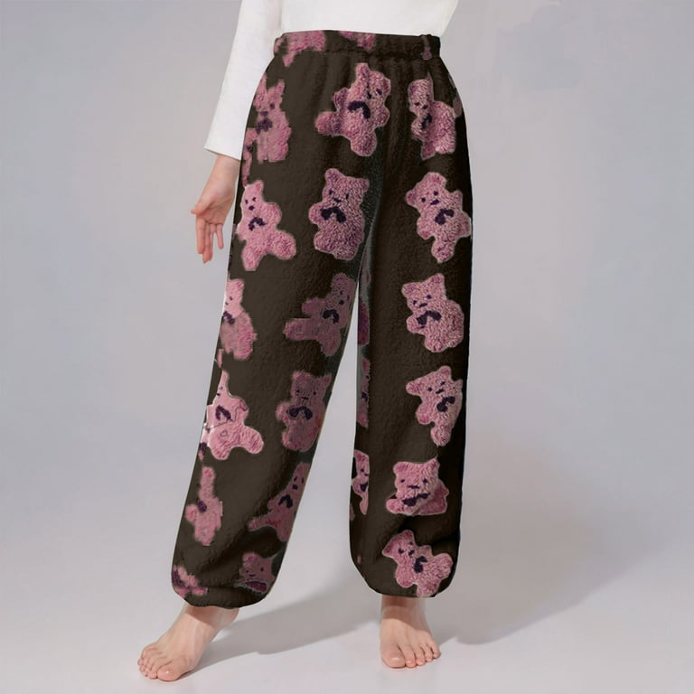 Fluffy girls pjs hotsell