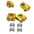 thumbnail image 2 of Elevadores de manillar genéricos para motocicleta, adaptador de manillar, fácil de instalar, ergonómico. Oro, 2 of 9