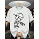 thumbnail image 1 of Summer Men'S Fashion Short-Sleeve T-Shirt with Letter Pattern Print, 1 of 5