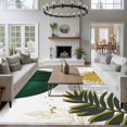 thumbnail image 4 of Rectangle Area Rugs 6 x 9 Ft, Green Yellow Boho Non-Slip Residential Carpet, Modern Abstract Geometric Indoor Crawling Mats Runner Rugs for Living Room/Dining Room/Bedroom, 4 of 8