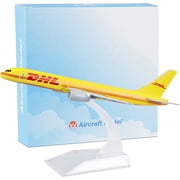 16cm DHL B757 Cast Planes Airplane Model Simulation Aircraft Model Aviation Model Aircraft Kits for Collection and Gift
