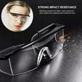 thumbnail image 5 of Safety Glasses, Z87 UV 400 Clear Safety Goggles Over Eyeglasses, Anti-fog Eyes Protection Goggles Nurse Men Women,Protective Eyewear Anti-Scratch/Splash with Adjustable Temple for Lab（3PCS）, 5 of 8