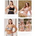 thumbnail image 5 of HOFISH Womens Sleeping Nursing Bra Wirefree Breastfeeding Maternity Bras 3 Pack Beige Medium, 5 of 6