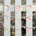 thumbnail image 3 of Holiday Time 100-Count Multicolor Incandescent Mini Christmas Lights, with White Wire, 19.2', 3 of 5