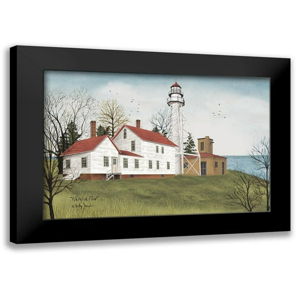 Jacobs, Billy 14x11 Black Modern Framed Museum Art Print Titled - Whitefish Point