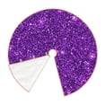 thumbnail image 3 of Kll Purple Glitter Christmas Tree Skirt 30",Party Decorations Farmhouse For Christmas Decorations Holiday Party, 3 of 8