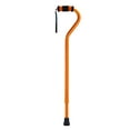 thumbnail image 2 of Standard Offset Walking Cane Adjustable Aluminum Orange, 2 of 4