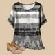 thumbnail image 1 of Puntoco Liquidación de blusas cortas para mujer, blusa de manga corta con estampado de moda para mujer, camiseta de cuello redondo, 1 of 5